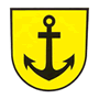 Wappen Schatthausen: Schwarzer Anker auf gelbem Grund