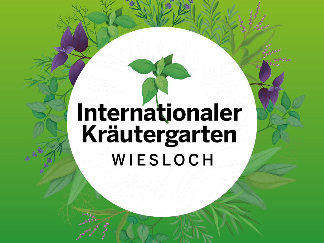 Projektlogo Internationaler Kräutergarten Wiesloch. 