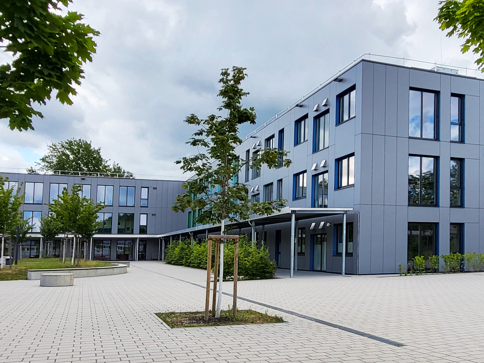 Neubau Esther-Bejarano-Gemeinschaftsschule mit Fachklassentrakt der Bertha-Benz-Realschule.