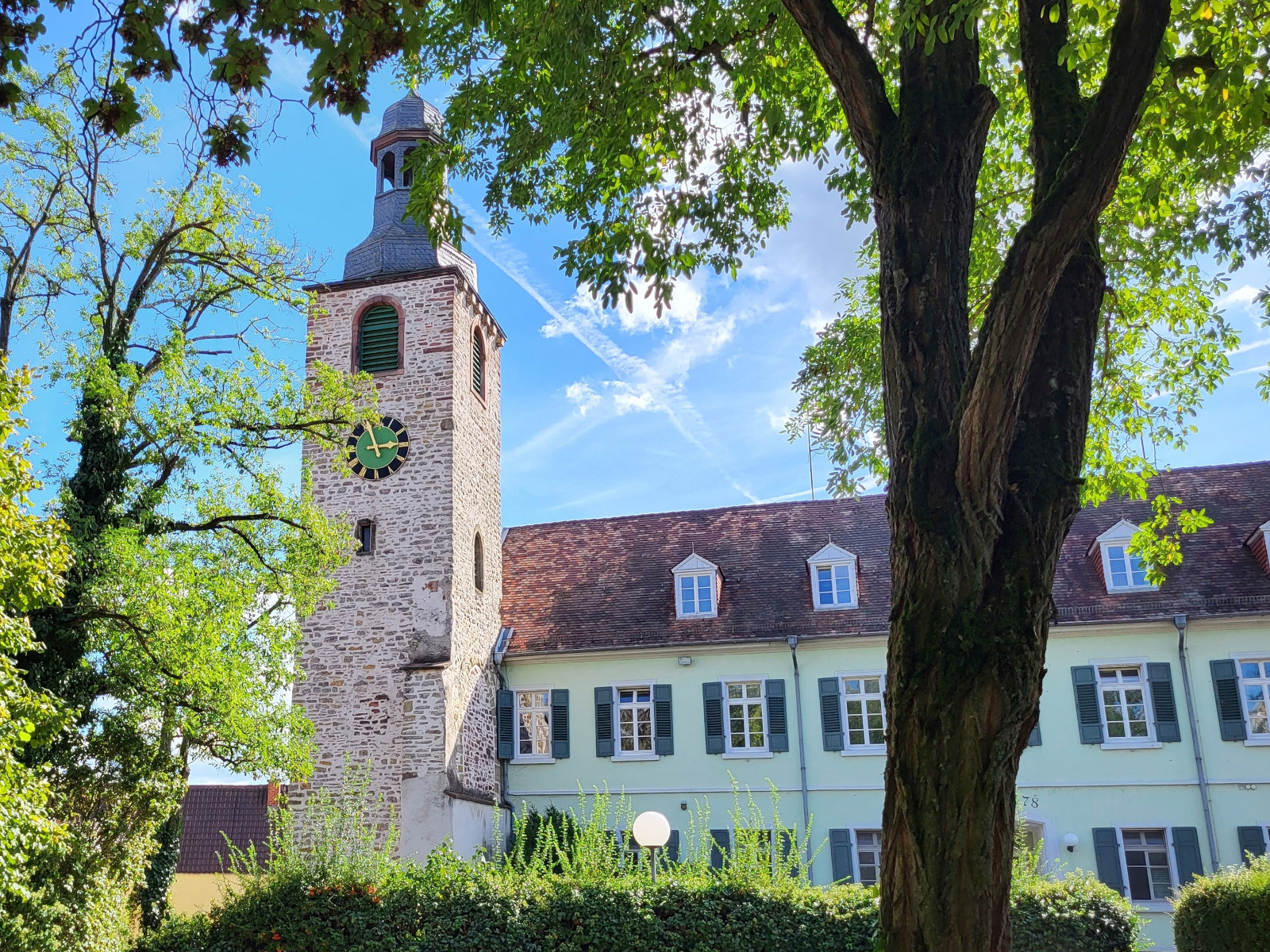 Ehemalige Wieslocher Burg - heutiges Domizil der Polizei.