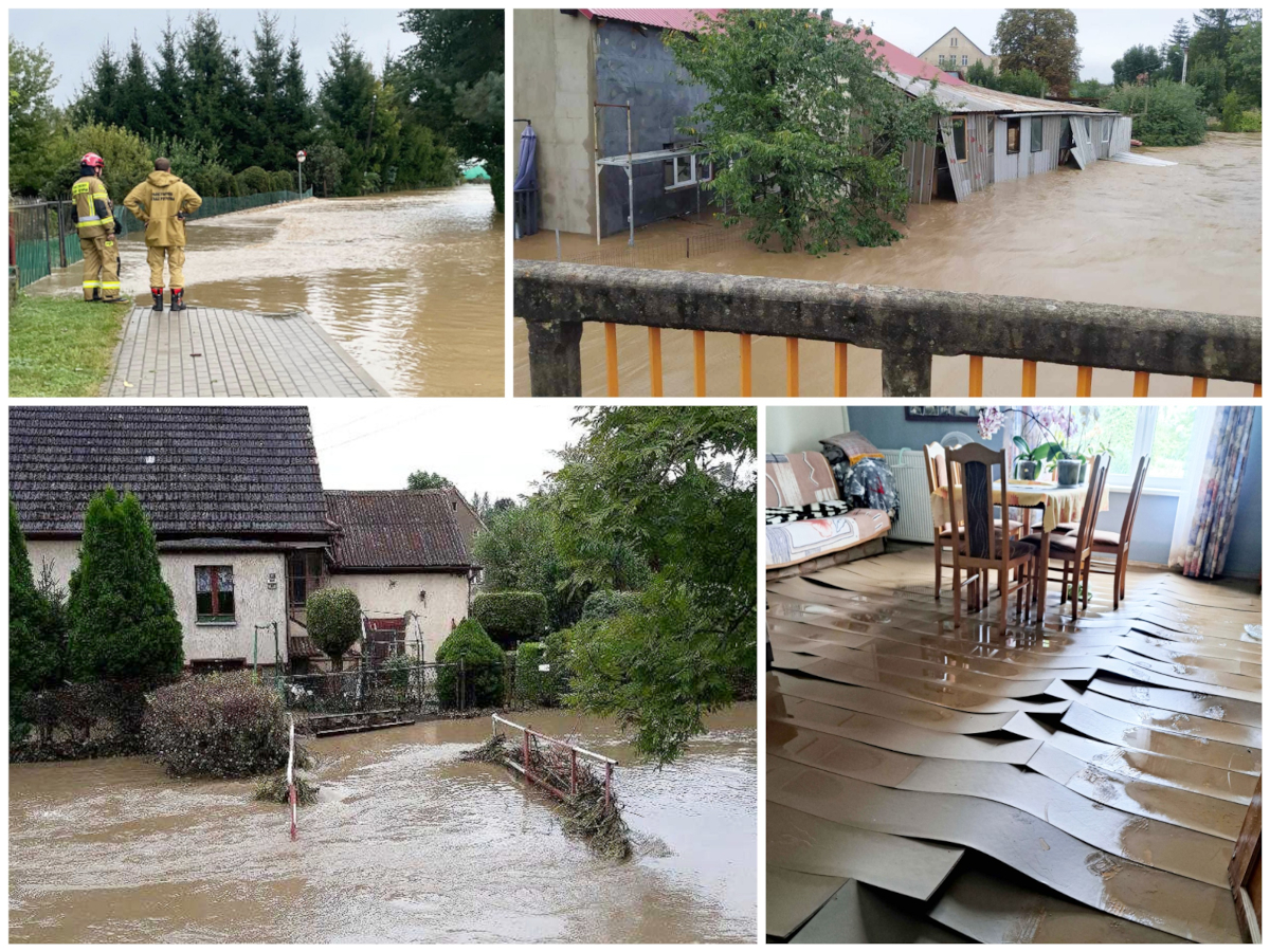 Fotocollage mit Eindrücken aus Zabkowice Slaskie.